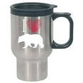 thumbnail image 1 of Stuch Strength Funny Brown Bear - I Love - Grizzly Kodiak Ursus Arctos Humor - Stainless Steel Travel Mug, 1 of 1