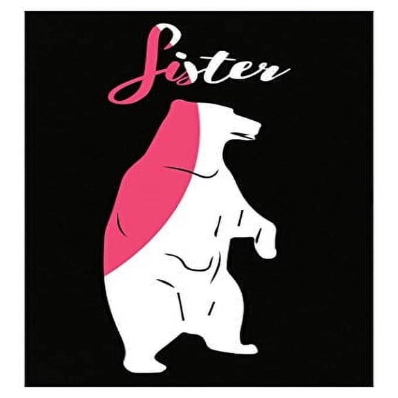 Brown Bear Poster - Humor - Wall Decor for Sister Gift