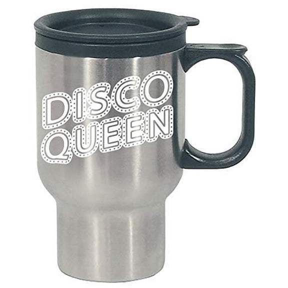 Stuch Strength Funny Disco - Queen Dancer Moves Beats Rhythm Steps Groovy Dancing Humor - Stainless Steel Travel Mug