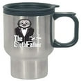 thumbnail image 1 of Funny SlothFather Travel Mug - Stainless Steel Coffee Cup for Dads - Father's Day Gift, 1 of 4