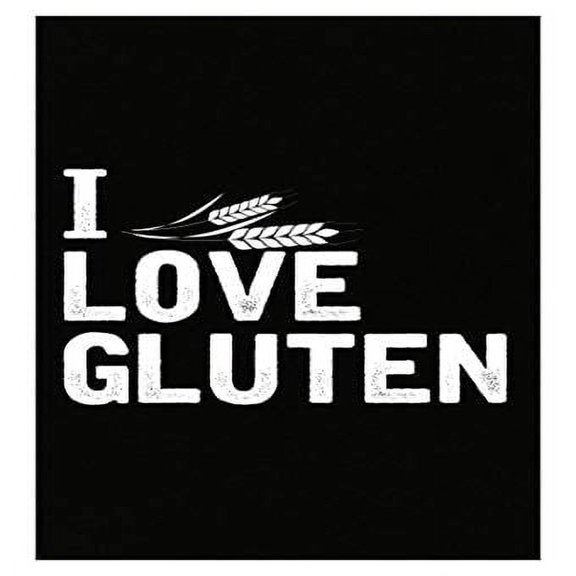 Funny Gluten Poster - Wall Decor for Diet Limitations Gift
