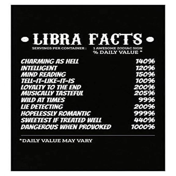 Stuch Strength Funny Libra - Facts Charming As Hell Dangerous When Provoked - Zodiac Humor - Poster