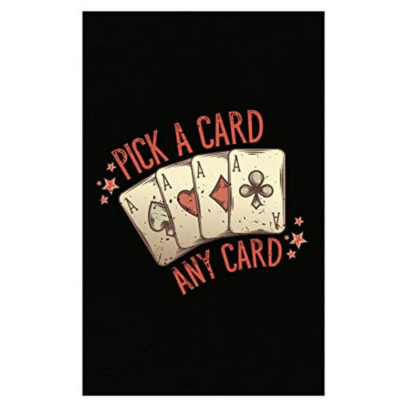 Stuch Strength Funny Magician - Pick A Card - Deception Illusion Entertainment Humor - Poster