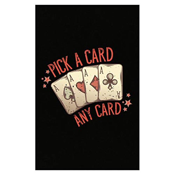 Stuch Strength Funny Magician - Pick A Card - Deception Illusion Entertainment Humor - Poster