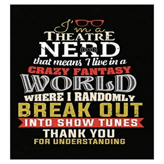 Stuch Strength Funny Nerd - I Live In A Crazy Fantasy World Where I Randomly - Humor - Poster