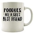thumbnail image 1 of Dog Theme 11 oz Coffee Mug - Stuch Strength Funny Poodles Design White Ceramic Gift, 1 of 4