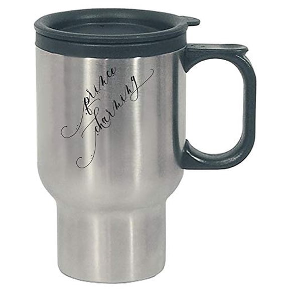 Stuch Strength Funny Prince - Charming - Son Royalty Crown Leader Throne Ruler Humor - Stainless Steel Travel Mug