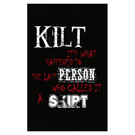Scottish Humor Poster - Wall Decor Gift