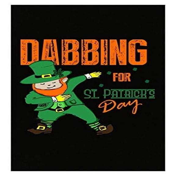 Stuch Strength Funny Shamrock - Dabbing for St Patrick's Day - Green Leprechaun Humor - Poster