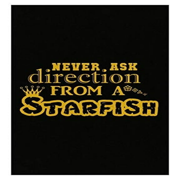 Sealife Poster - Never Ask Direction - Wall Decor Gift