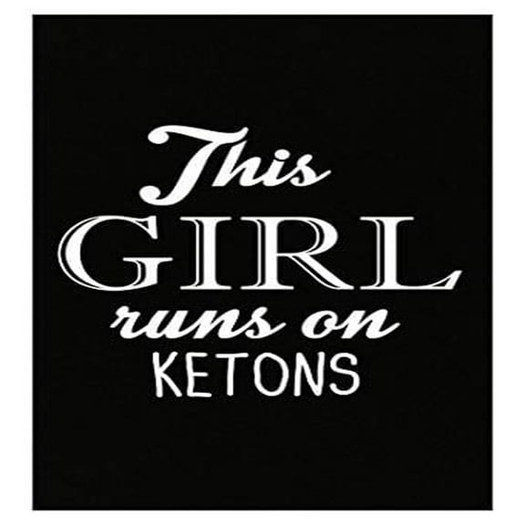 Stuch Strength Funny Weight Loss - This Girl Runs On Ketons - Exercise Workout Humor - Poster