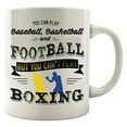 thumbnail image 1 of Humorous Sports 11 oz Coffee Mug - Stuch Strength for Fans White Ceramic Gift, 1 of 4