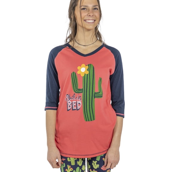Stuck In Bed LazyOne Women's Leggings and Tees, Pajama Separates, Cozy Loungewear for Women (SMALL)