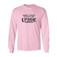 thumbnail image 1 of Stuck In The Upside Down Adult Long Sleeve T-shirt, 1 of 3