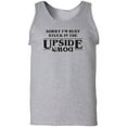 thumbnail image 1 of Stuck In The Upside Down Adult Tank Top, 1 of 3