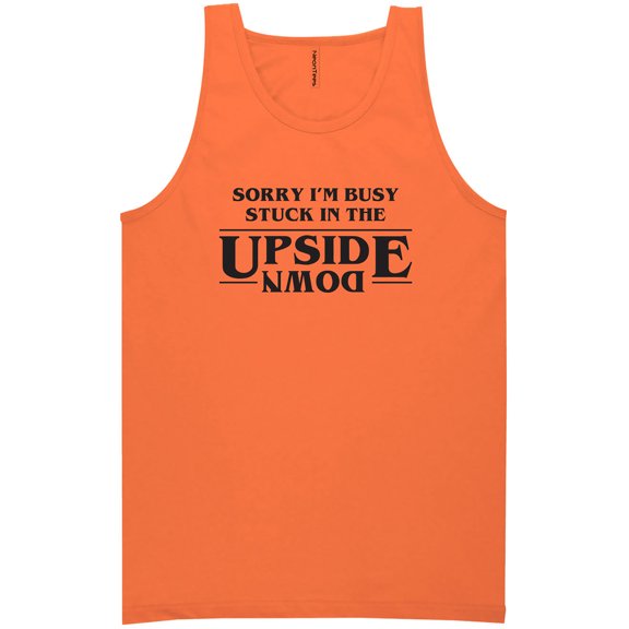 Stuck In The Upside Down Neon Tank Top