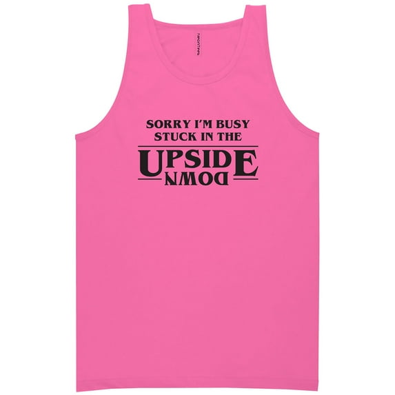 Stuck In The Upside Down Neon Tank Top