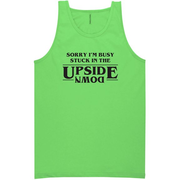 Stuck In The Upside Down Neon Tank Top