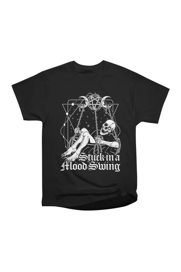 Stuck in a Mood Swing T-Shirt Tee Gift For Him Merch For Her Apparel For Friend