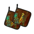 thumbnail image 1 of Stuck on Boo Grasshopper Pair of Pot Holders, 1 of 2