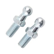 Stud 2 Pcs Car Iron Ball Stud M8 for Gas Struts, High Reliability, Wear and anti , Better Material and Engineering, Easy DIY Installation, Original Standard