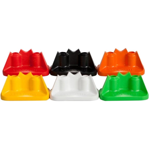 Stud Boy 2512-P1-RED Super-Lite Pro Series Double Backer Plates - Red - .75in.