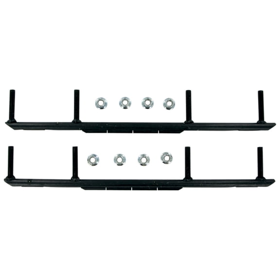 Stud Boy Switch Back Carbide Wear Bar 6" Round Bar with Front & Rear Carbide Wear Pads for Snowmobile Skis (CAP-R2198-60)
