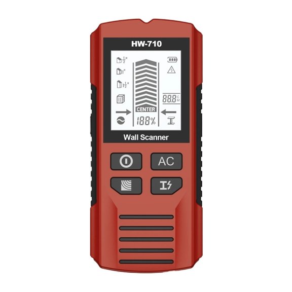 Stud Detector 5-in-1 Multi-Function Stud Locator Stud Post Detector HD LCD Display Gauge Wall Metal Detector ,Accurate and Quick