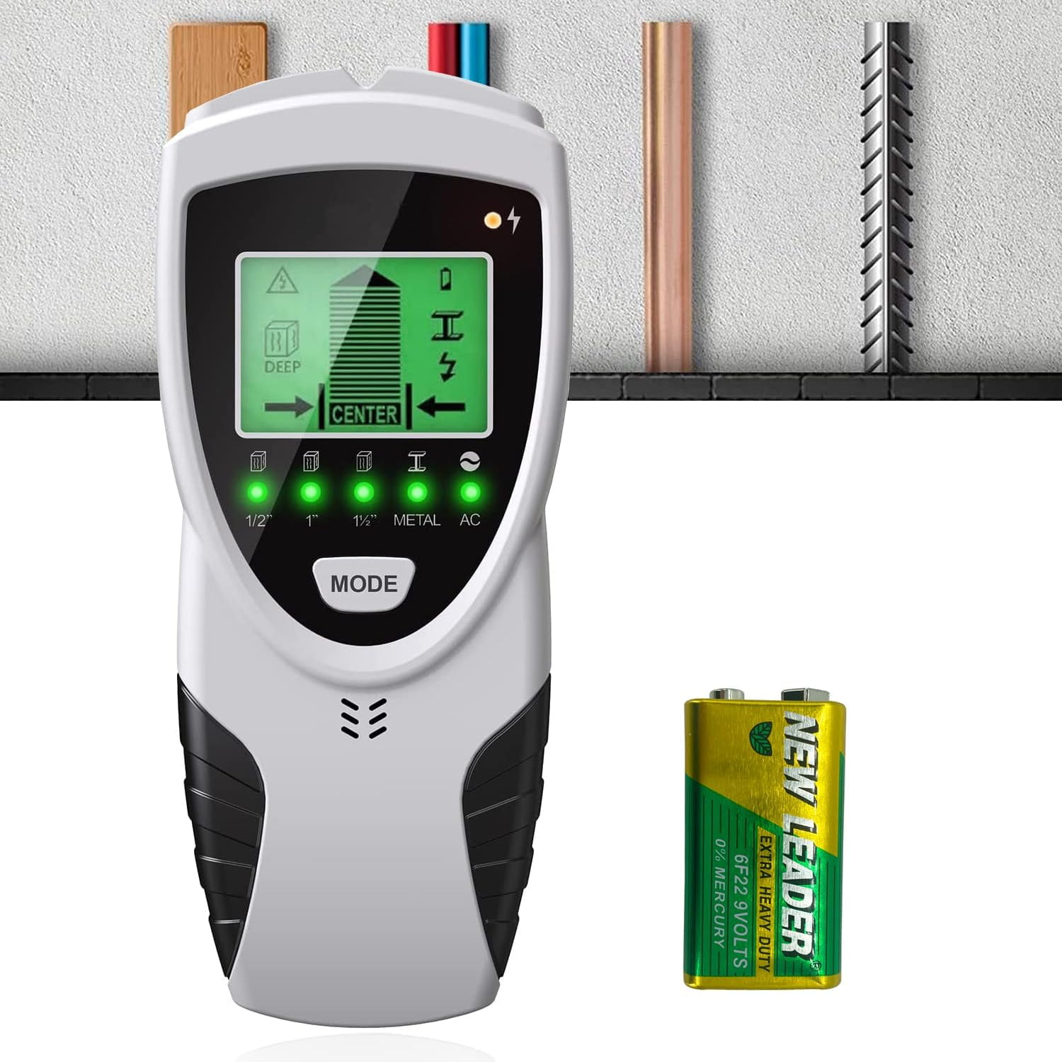 Stud Finder Wall Scanner 5 in 1 Electronic Stud Sensor Wall Detector
