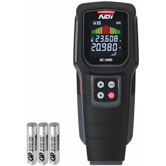 Stud Finder Wall Scanner - 5 in 1 Electronic Stud Detector with Microprocessor Chip and HD LCD Display & Audible Alarm, for The Center and Edge of Wood AC Wire Metal Studs Joist Pipe