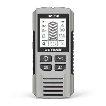 Stud Finder Wall Scanner 5 In 1 Multifunction Stud Locator With Upgraded Sensor LCD Display And Audio Alarm For The Center & Edge Of Metal Studs AC Wire And Pipe Dete