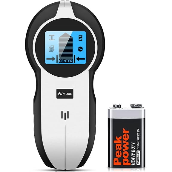Stud Finder Wall Scanner 5 in 1 Upgraded  Wall Scanner with  for   and AC Wire Detection, LCD Display and Audio , Blue