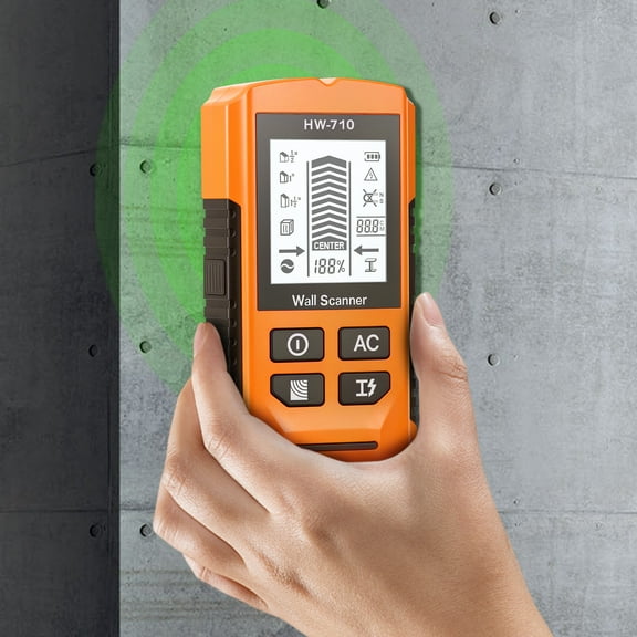 Stud Finder Wall Scanner Multifunctional Stud Finder Tool with Alarm Accurate Handheld Wall Stud Finder Portable Electric Stud Finder for AC Wire Metal Studs Detection