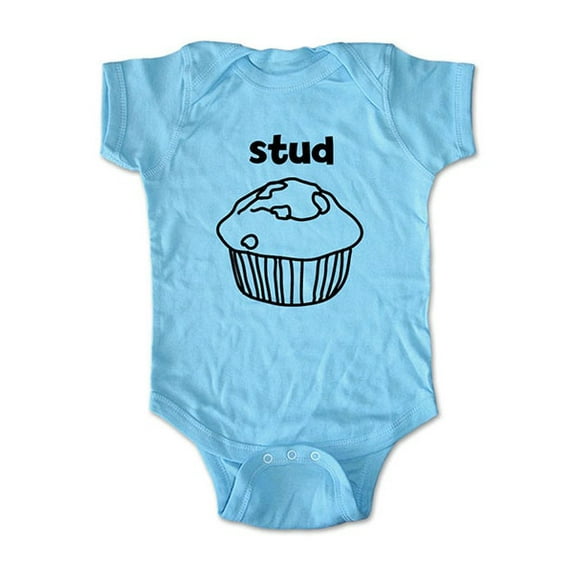 Stud Muffin - wallsparks cute & funny Brand - baby one piece bodysuit - Great baby shower gift!