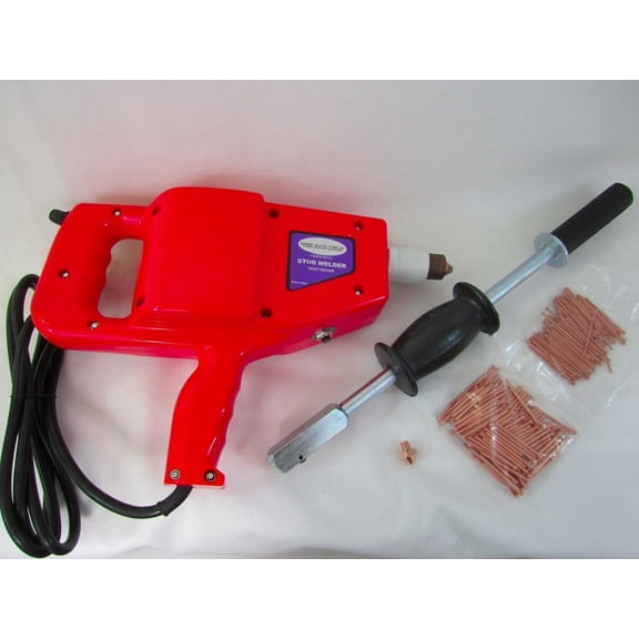Stud Welder and Slide Hammer Dent Repair Kit for Automotive Restoration Repair Pin Welder