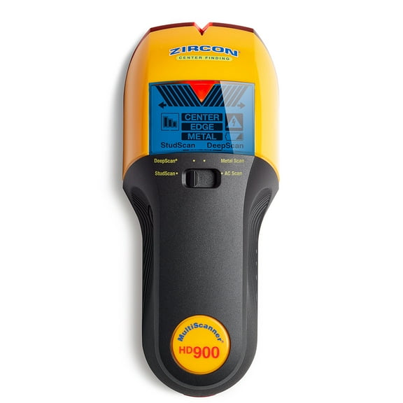 Zircon StudSensor HD900 Stud Finder with Metal & Live Electrical Wiring Detection