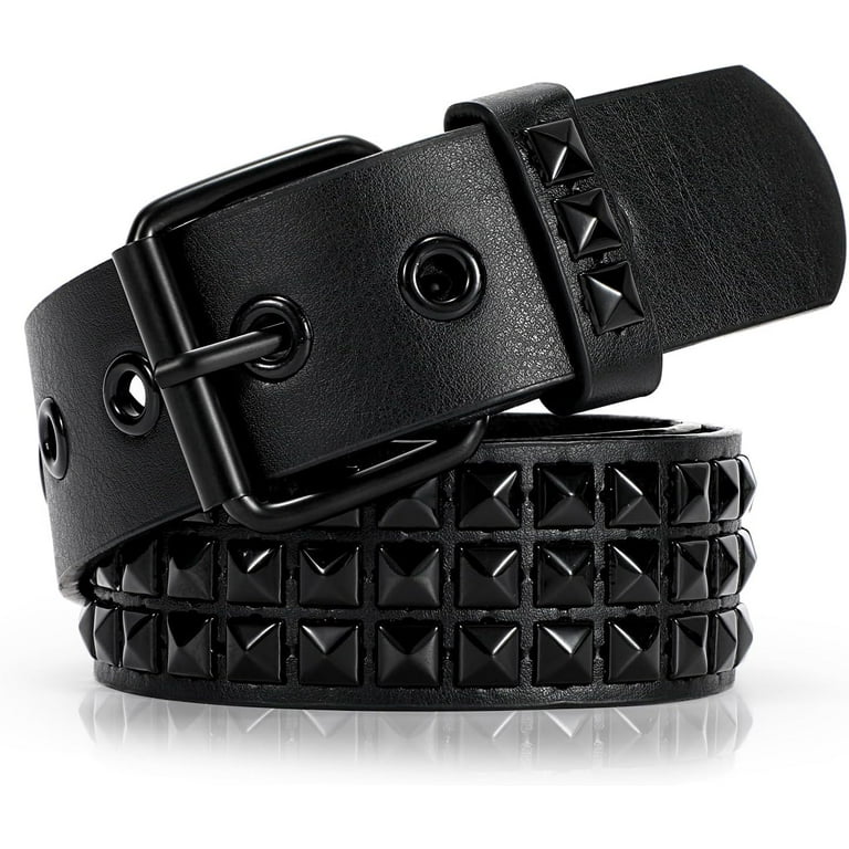 Studded Belt Goth Belt for Women and Men Metal Punk Belt Scene