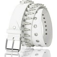 thumbnail image 1 of Studded Belt Goth Belt for Women and Men Metal Punk Belt Scene Style Cool Belts for Jeans, 1 of 3