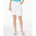 thumbnail image 1 of Studded Bermuda Shorts White Denim 14, 1 of 1