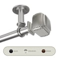thumbnail image 1 of Studded Ceiling 1" Curtain Rod/ Room Divider 48-84 inch - Satin Nickel, 1 of 2