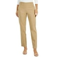 thumbnail image 1 of Studded Pull-On Tummy Control Pants, Regular and Short Lengths New Fawn S, 1 of 1