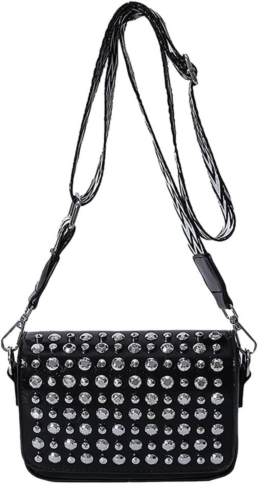 Studded Purse,Y2k Shoulder Bag Gothic Crossbody Bag 90s Punk