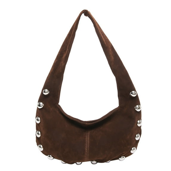 Studded Shopper Shoulder Bags Underarm Purse Tote Bag for Women, Women's Handbag Slouchy Bag