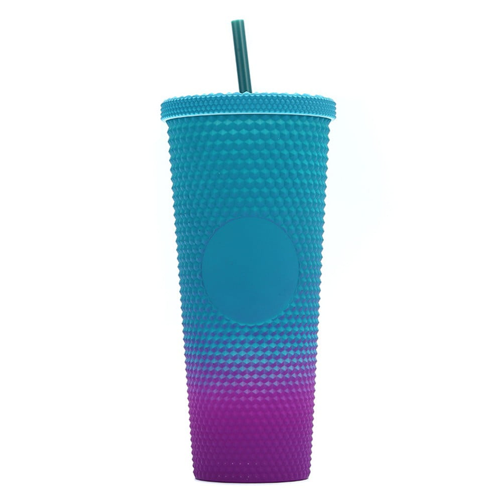 Gradient Mini Bulk Tumblers With Straws 3oz Frosted Glass Cup With Clear  Lids & Straws For Iced Beverages, Cocktail, Whiskey, Travel, And Bar From  Topshenzhen, $2.3