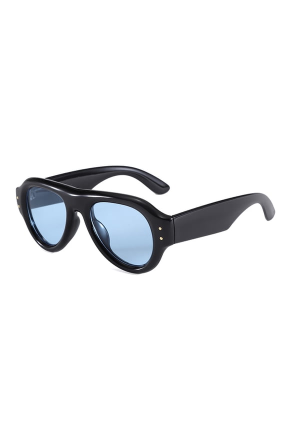 Studded toad-shaped sunglasses, European and American retro hot girl hip-hop sunglasses, versatile street style fashion eyewear for women