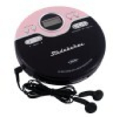 Studebaker SB3703PB Joggable Personal CD Player - FM - Bass Boost (Pink/Black)  [MISC ACCESSORY] Black, Pink - image 1 of 3