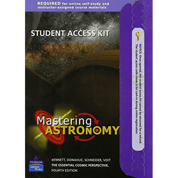 Student Access Kit for MasteringAstronomy for The Essential Cosmic Perspective