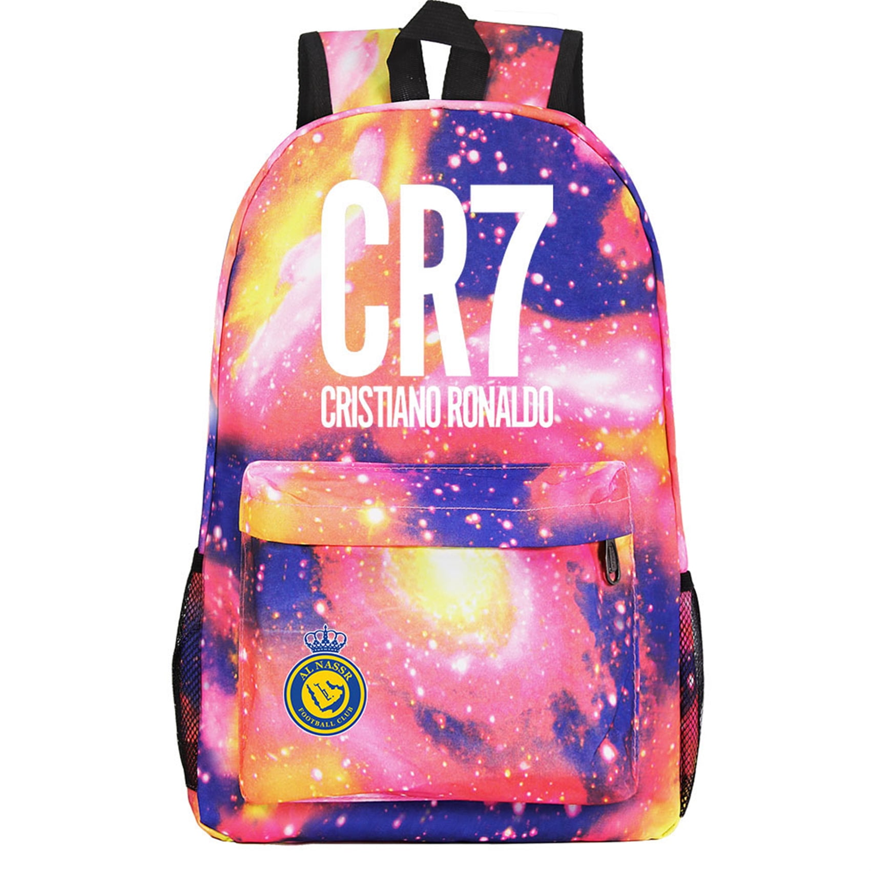 Student Back to School Book Bag Cristiano Ronaldo Backpack CR7 Rucksack ...