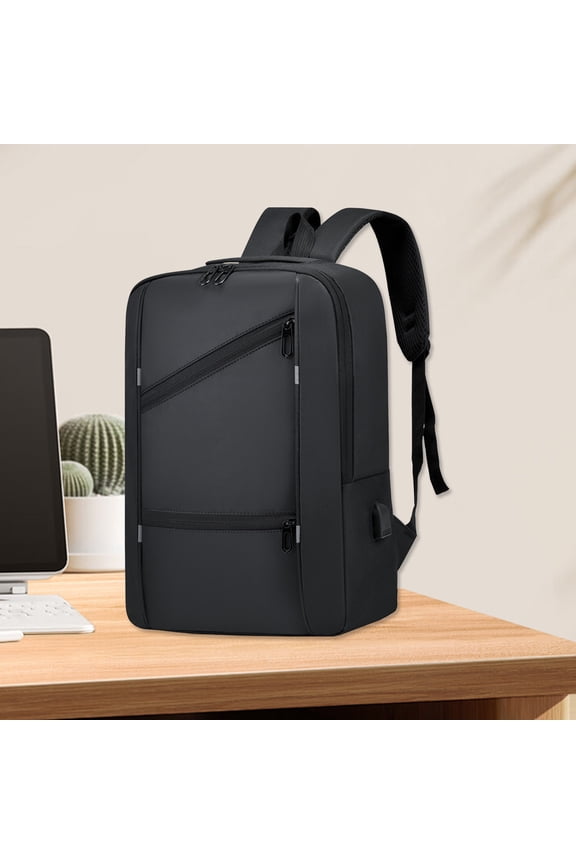 Student Backpack Computer Bag for Men, Multifunctional Cloth Business Travel Backpack, Wear Proof Water Resistant Organizational Solution, Daily Commute Educational Work Outdoor Activity, AESTIVO