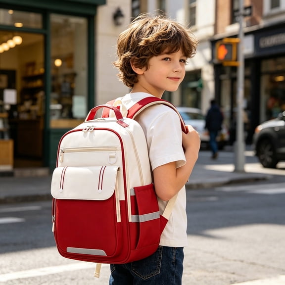 Student Backpack, Large Capacity School Bag With Ergonomic Support And Breathable Back Panel, Durable Bookbag For School College Travel Commuting Outdoor Activities